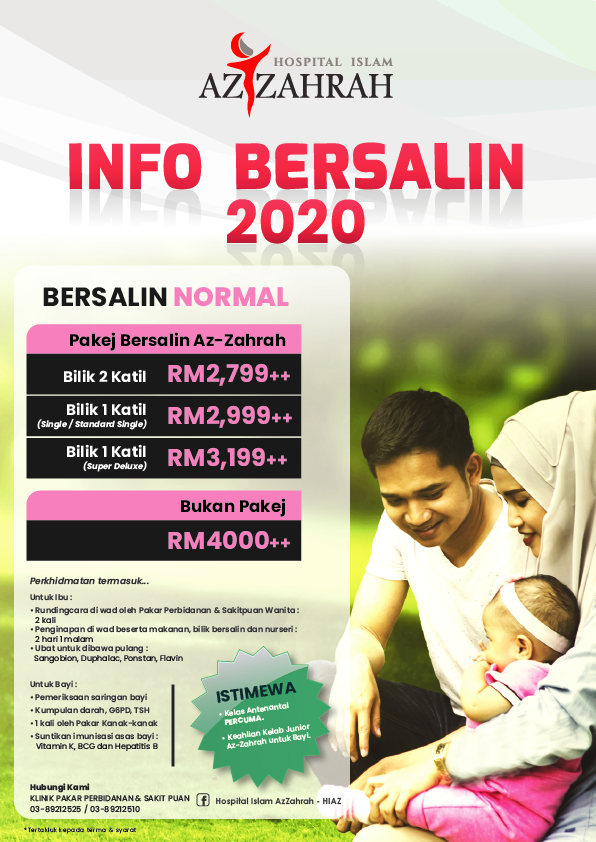 Info Bersalin 2020 Hospital Islam Az Zahrah