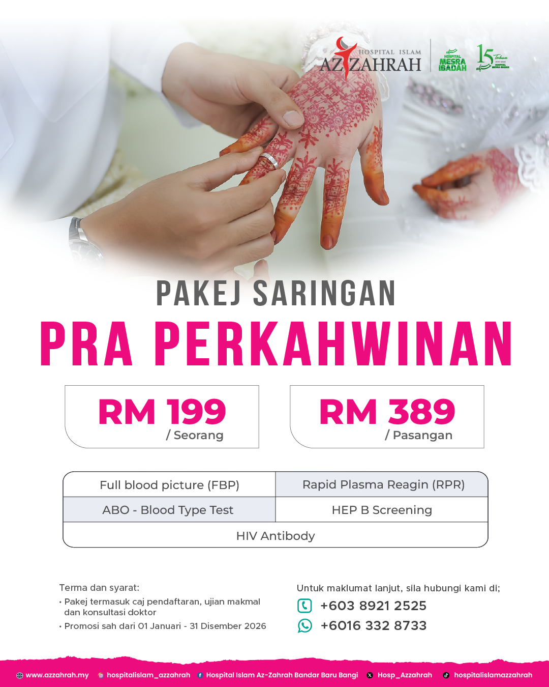 Pakej Pra Perkahwinan