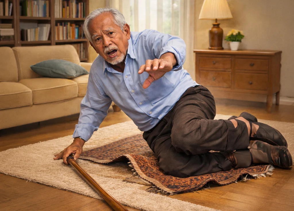 Warga emas berisiko jatuh akibat masalah keseimbangan dan sendi