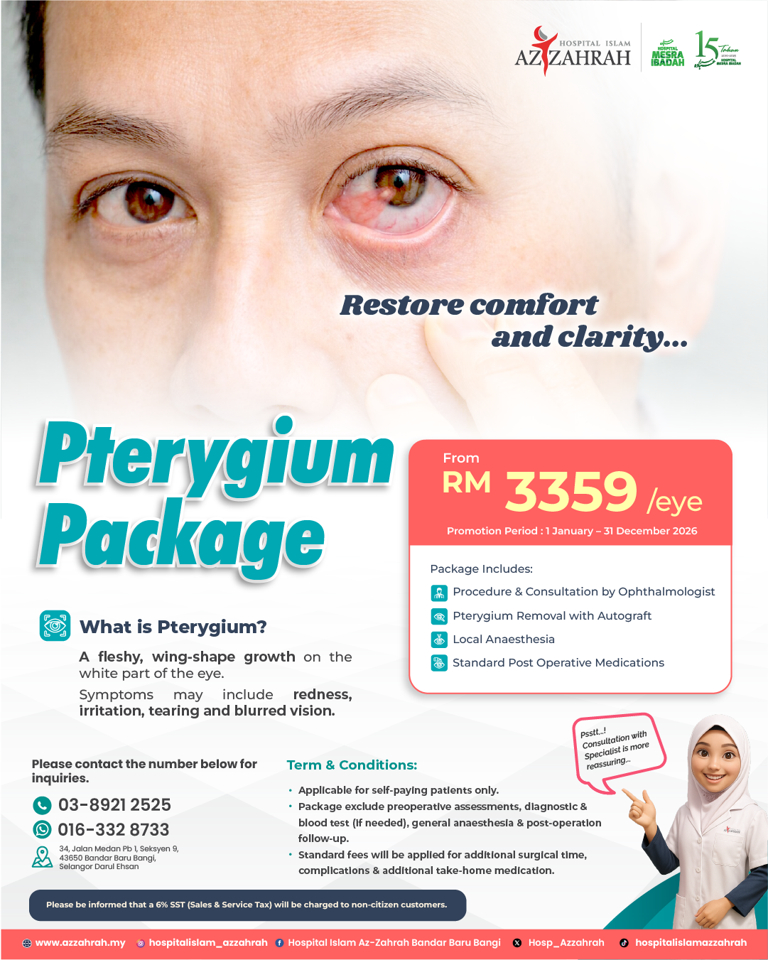Pakej Pterygium