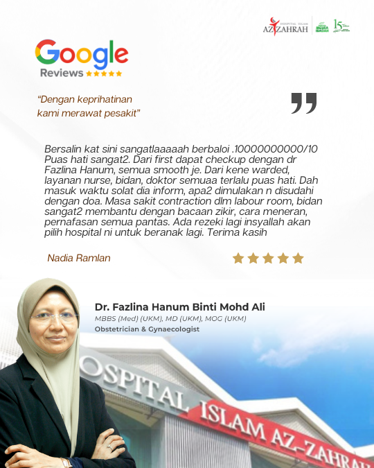 Testimoni Pelanggan Bersalin Az-Zahrah 5