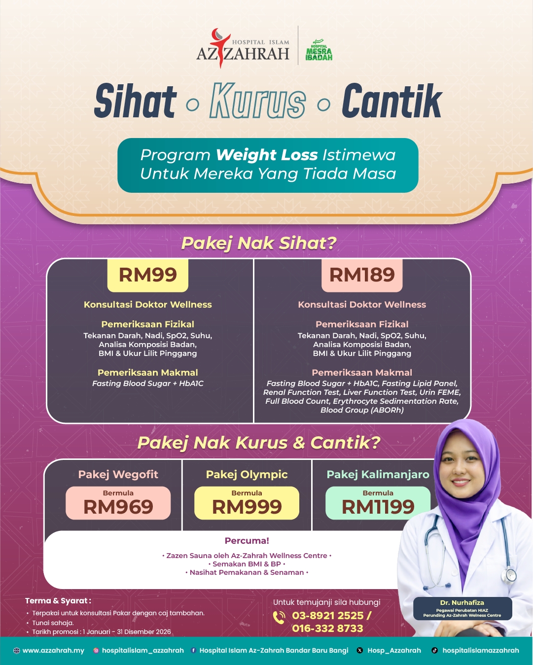 Pakej Sihat Kurus Cantik
