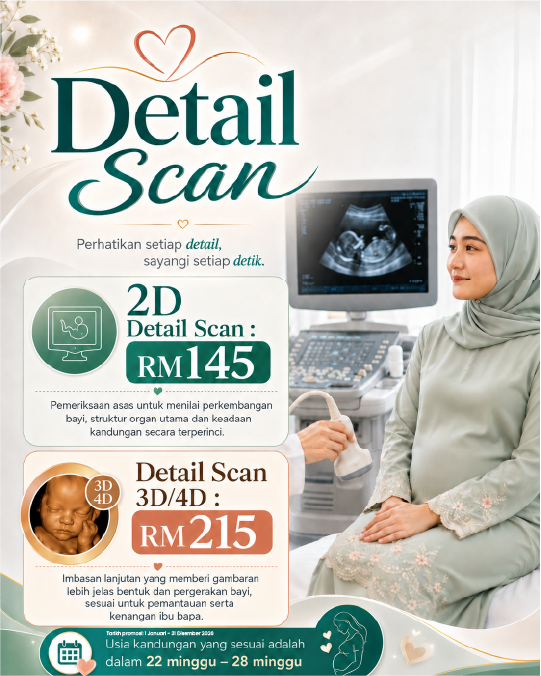 Promosi Detail Scan Hospital Islam Az-Zahrah