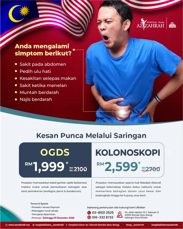 Pakej OGDS & COLONOSCOPY